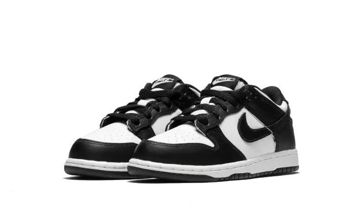 Thermoforming Technology Dunk Low Black White Enfant (PS)