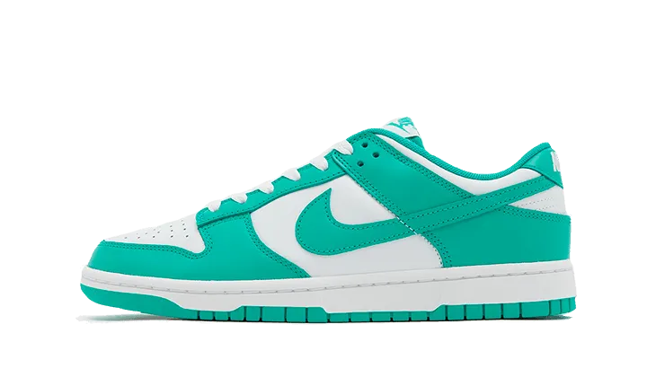 Unbeatable Traction Reinforced Heel Cup Dunk Low Clear Jade