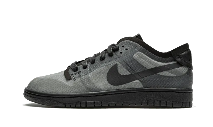 Eco Friendly Dye Process SuedeUpper Dunk Low Comme des Gar?ons Black