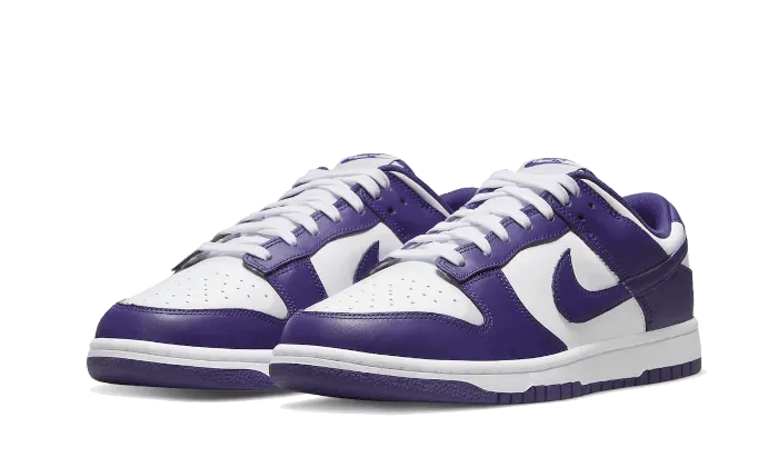 Dunk Low Court Purple (2022) Wireless Lacing Tech