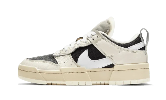 Dunk Low Disrupt Black Pale Ivory High Mileage Minimalist Stitching