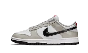 Abrasion Resistant Upper Cushioned Heel Counter Dunk Low Light Iron Ore Black