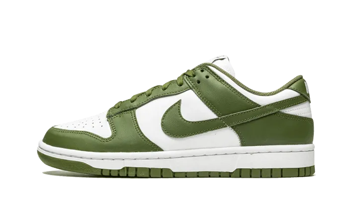 Dunk Low Medium Olive Rocker Sole Design