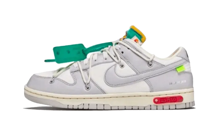 wide - toe - box running shoes evening runner shoes Dunk Low Off-White Lot 25
