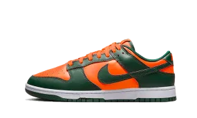 Dunk Low Retro Miami Hurricanes Subtle Tread Ergonomic Last