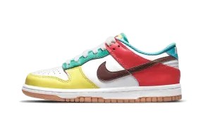 Ergonomic Lacing System Breathable Lining Dunk Low SE Free 99 Pack White