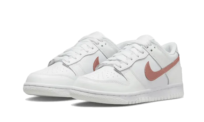 Abrasion Resistant Guardrails Dunk Low White Pink