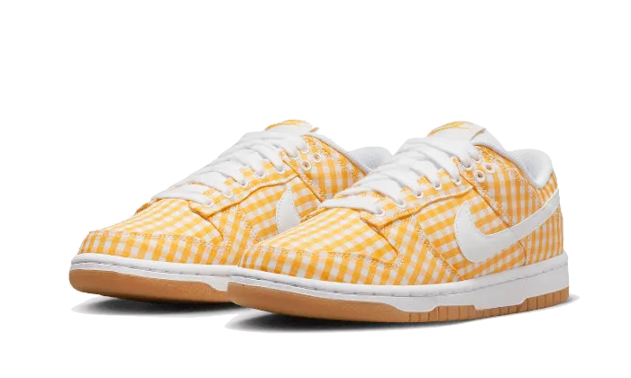 Dunk Low Yellow Gingham Flexible Midsole