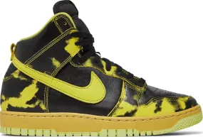 Micro Perforated Tongue urban walks Nike Dunk High 1985 SP Yellow Acid Wash