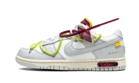 Dunk Low Off-White Lot 8 Cushioned Midsole Geometry