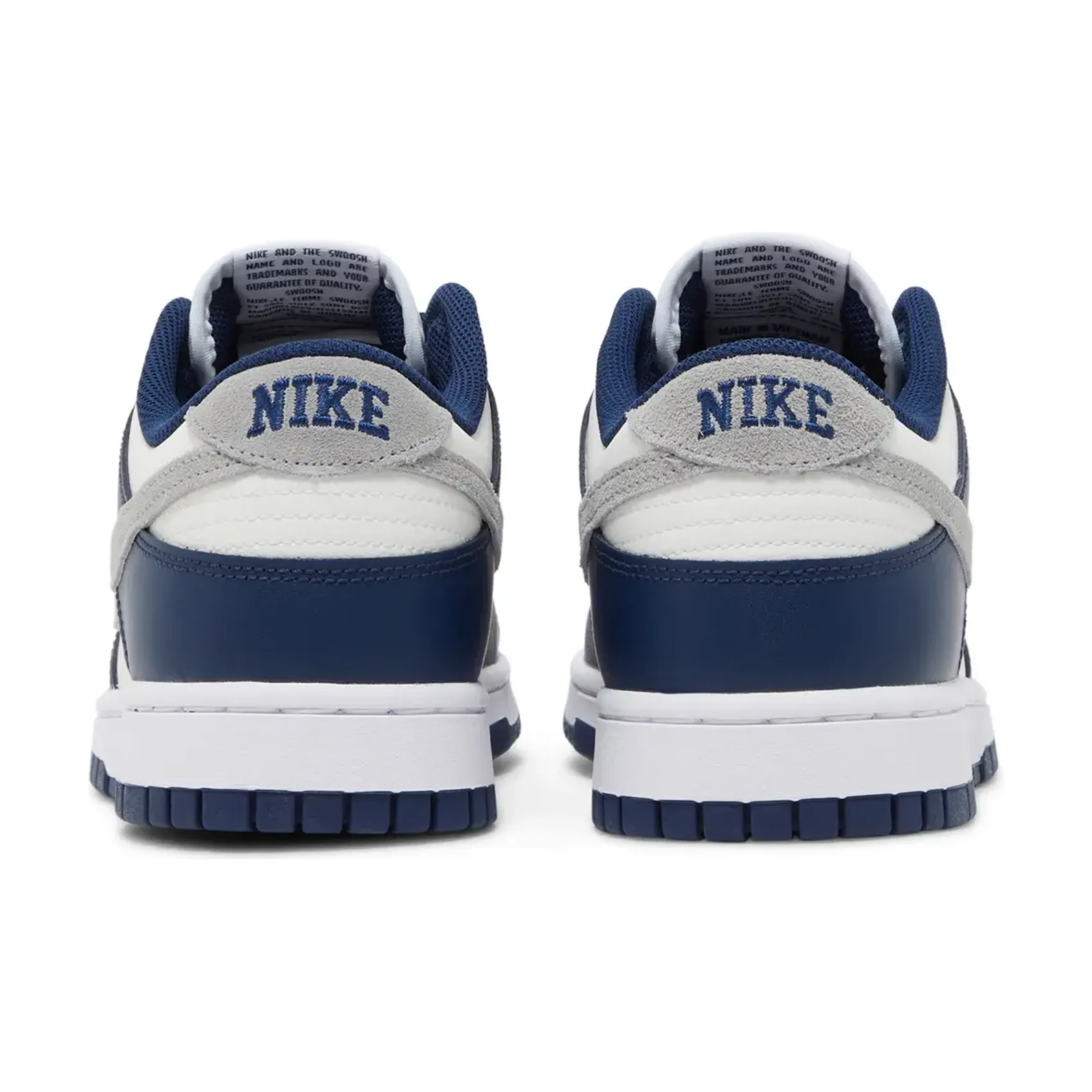 Enhanced Fit CushionedSole Nike Dunk Low Summit White Midnight Navy