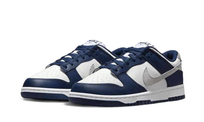 Support Tech Dunk Low Summit White Midnight Navy