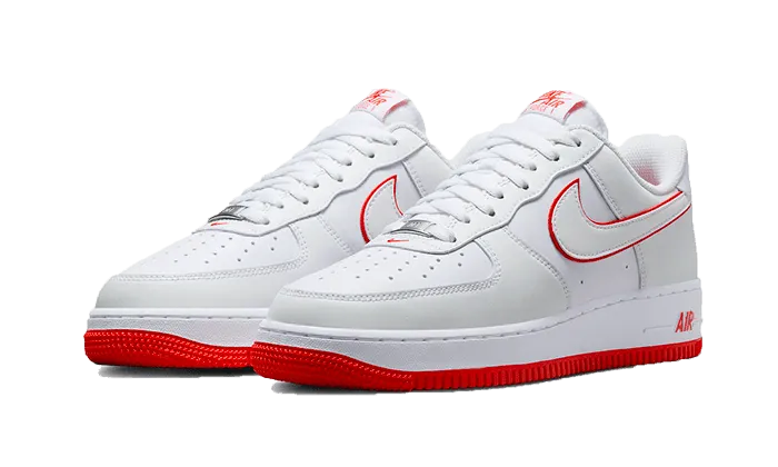 Clear Run Slip Entry Air Force 1 Low White Orange