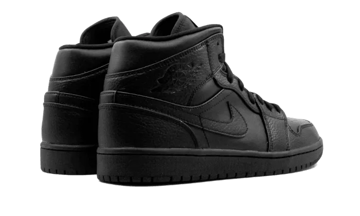 Endurance Sole Quick Walk Air Jordan 1 Mid Triple Black
