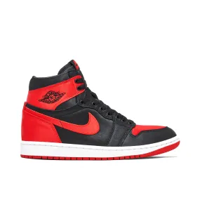 Jordan 1 Retro High OG Satin Bred (Women's) Comfortable Midsole recreational running