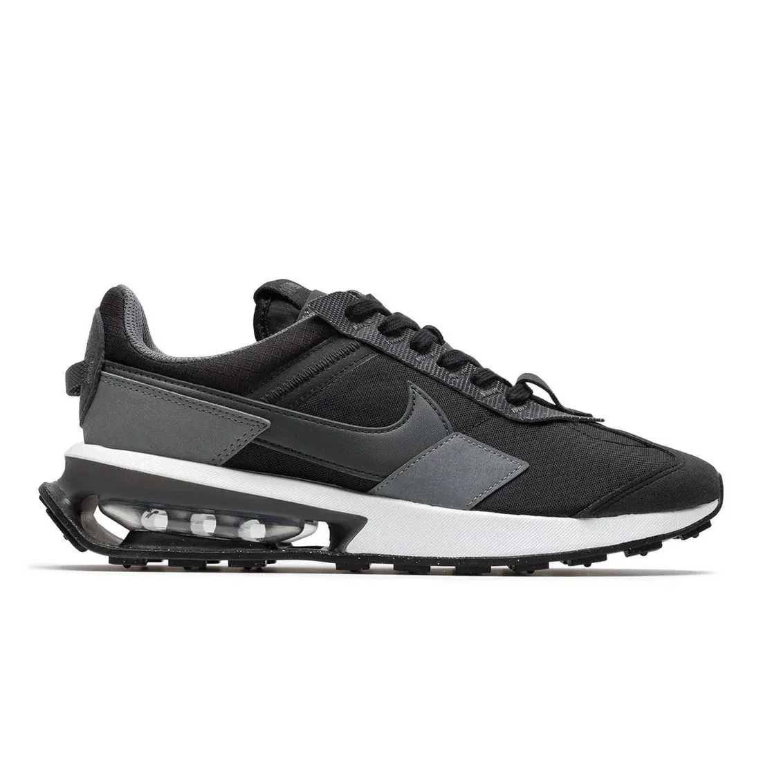 Reinforced Ankle Collar Energy Step Transfer Nike Air Max Pre-Day Black Grey
