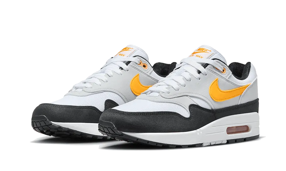 Air Max 1 White University Gold Hoops Fit