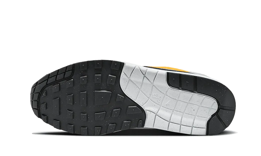 Air Max 1 White University Gold Fast Footwork Clean Cut