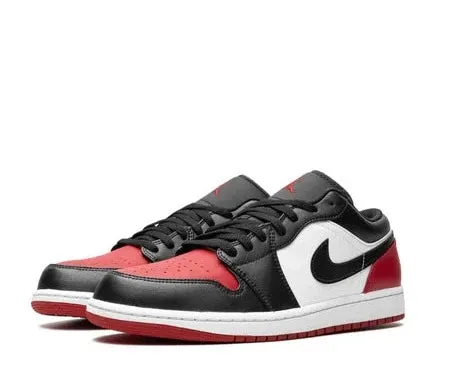 camouflage - design shoes Nike Air Jordan 1 Low Bred Toe 2.0