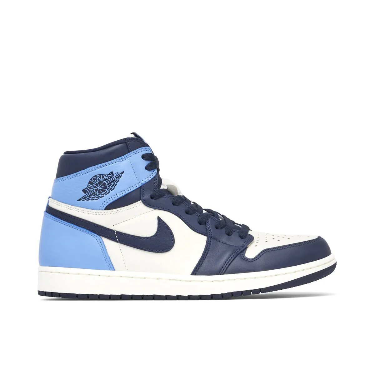 Jordan 1 Retro High Obsidian UNC soft midsole shoes
