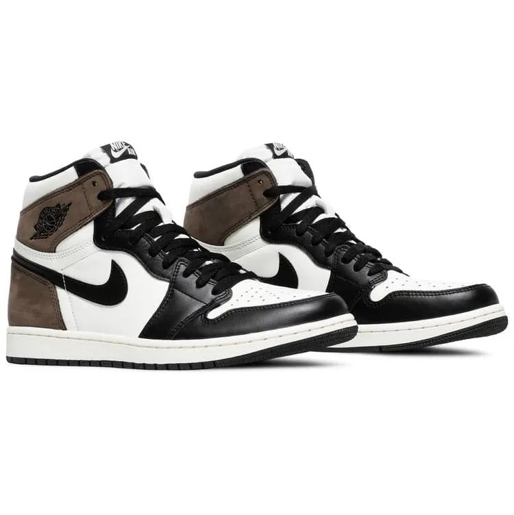 multi - purpose running shoes running in a tied - arch bridge area shoes Air Jordan 1 Retro High Dark Mocha