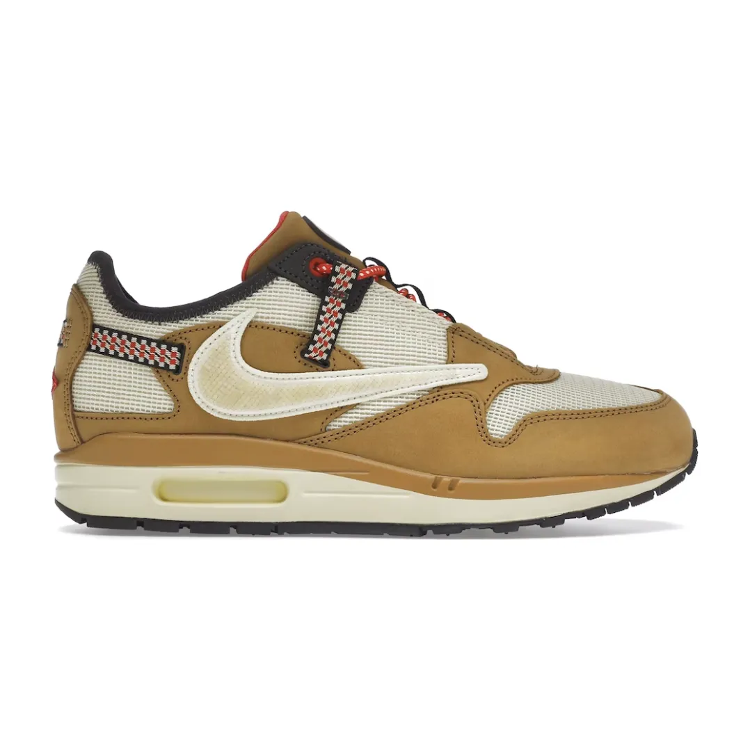 Elite Hoops Nike Air Max 1 Travis Scott Cactus Jack Wheat Lemon Drop
