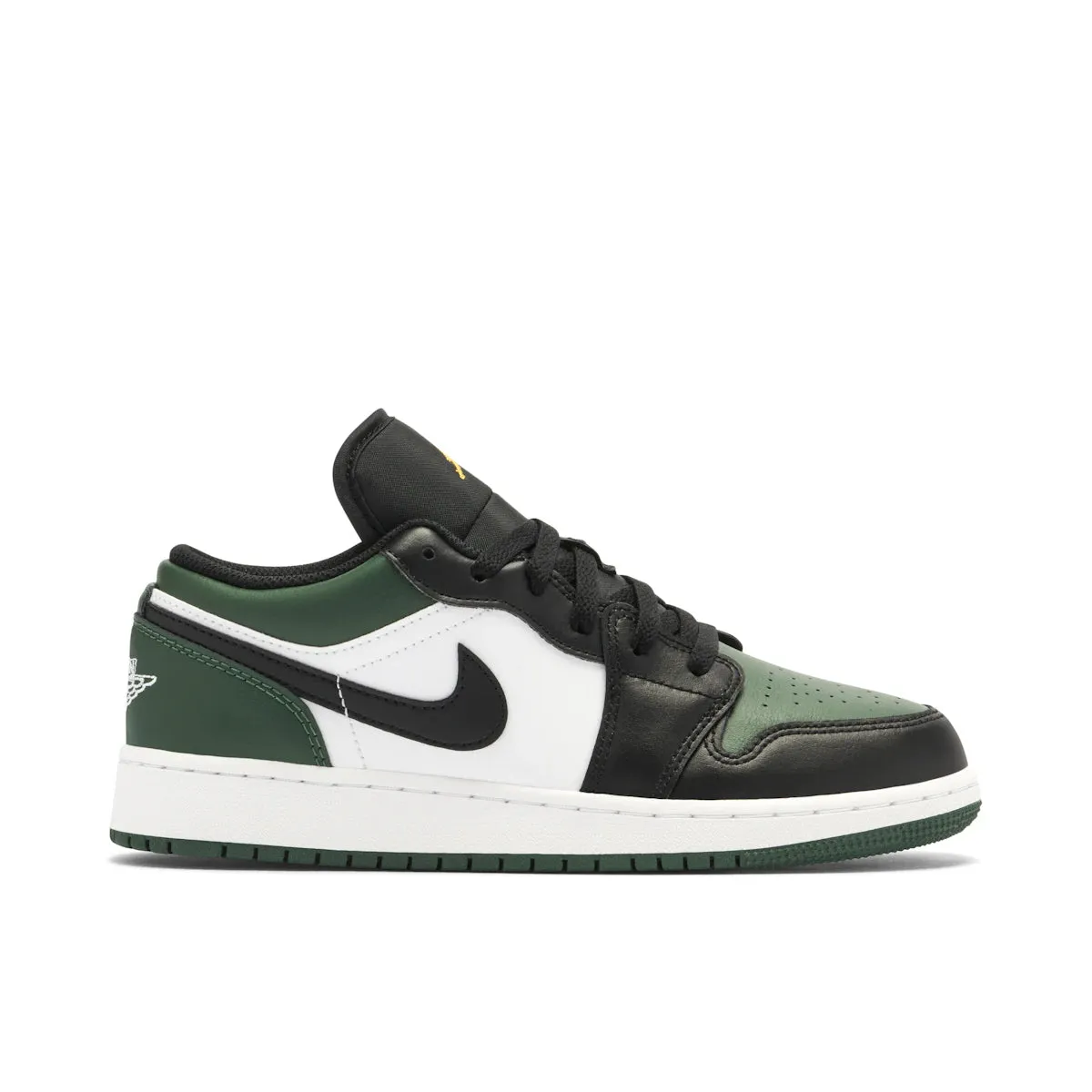 short - distance running choice Jordan 1 Low Green Toe (GS)