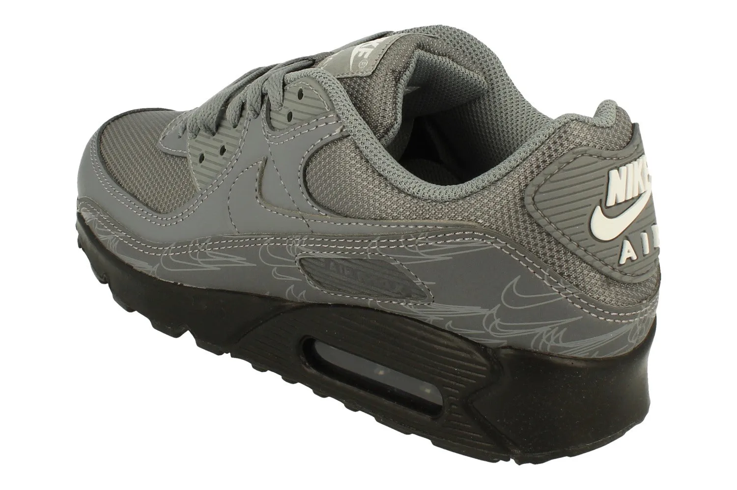 Nike Air Max 90 Mens Dz4504 002 half - marathons lightweight leather shoes