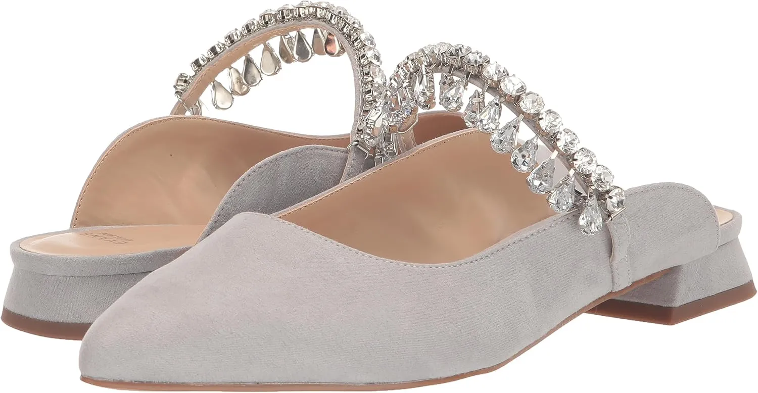EVANS Women's Wide Fit Strappy Point Mule