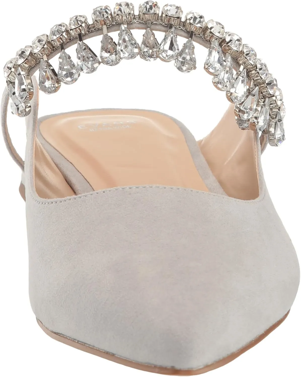 EVANS Women's Wide Fit Strappy Point Mule