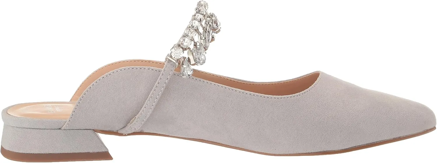 EVANS Women's Wide Fit Strappy Point Mule
