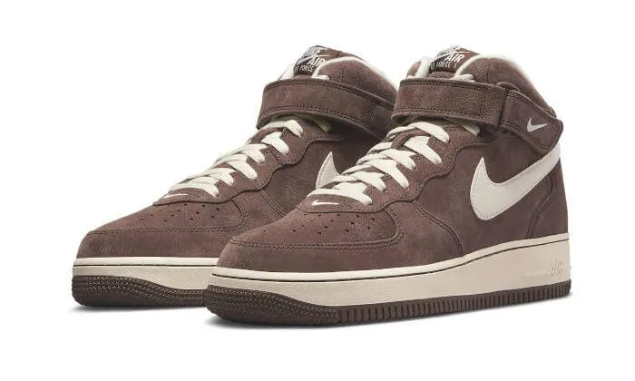 Air Force 1 Mid Chocolate Friend Meet Lightweight Outsole