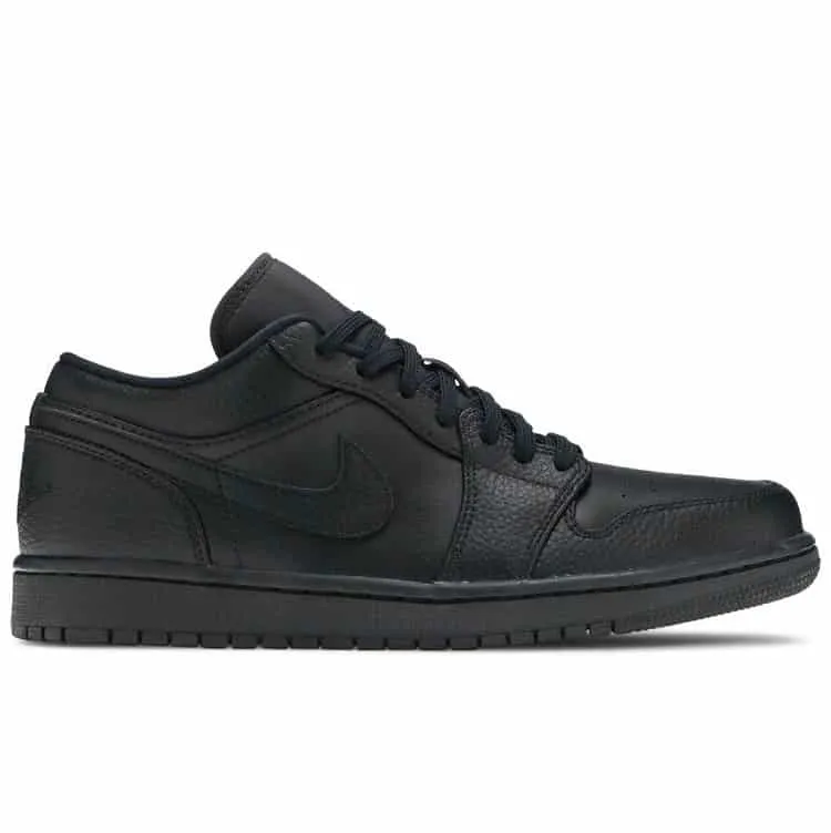 Air Jordan 1 Low Triple Black Water - repellent