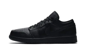 Air Jordan 1 Low Triple Black Torsion Stability Plate