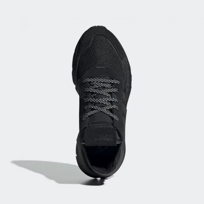 Neutral Step Canvas Adidas Nite Jogger Carbon Black