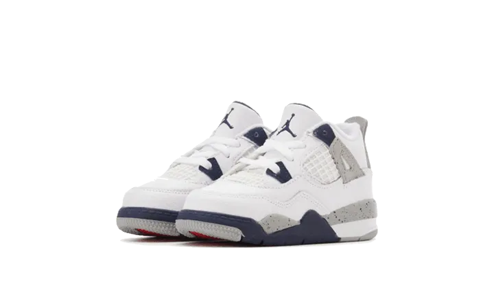 stretchy fabric Air Jordan 4 Midnight Navy B??b?? (TD)