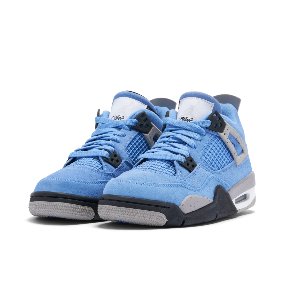 Cushioned Collarbone dust - resistant shoes Jordan 4 Retro University Blue (GS)