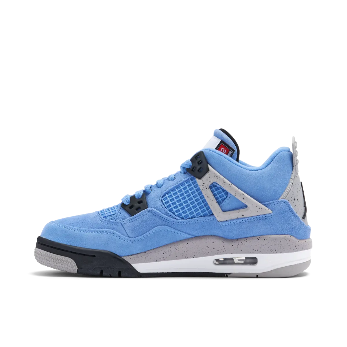 Jordan 4 Retro University Blue (GS) Hilly Running platform shoes