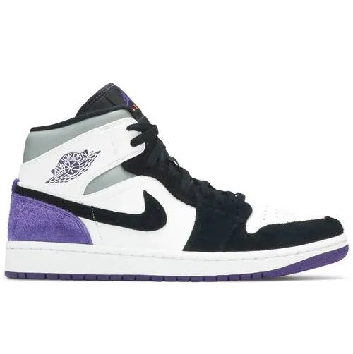 Air Jordan 1 Mid SE Purple Core Balance city - specific shoes