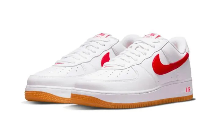 Air Force 1 Low ??07 Color of the Month University Red Gum Smart Look Universal Style