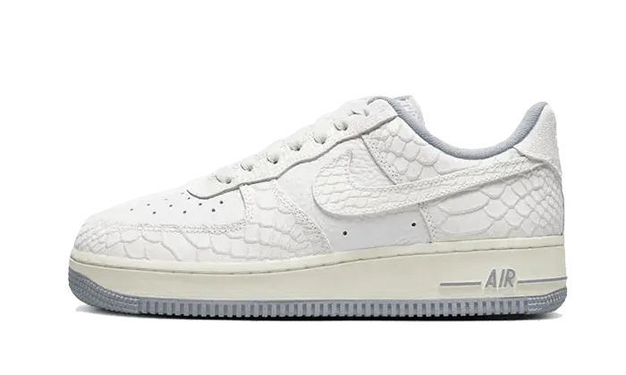 Air Force 1 Low White Python Smooth Design