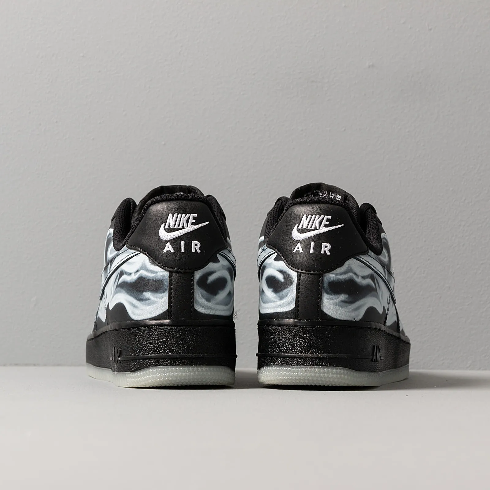Slip   Resistant Sole Nike Air Force 1 Low Black Skeleton Halloween