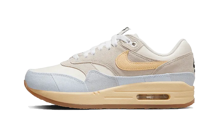 Air Max 1 Crepe Light Bone All-Court Grip Hybrid Cushion Layering