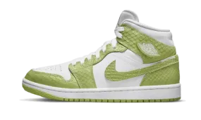 Air Jordan 1 Mid Green Python Quick Fit City Walk