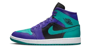 Sporty Edge Air Jordan 1 Mid Black Grape