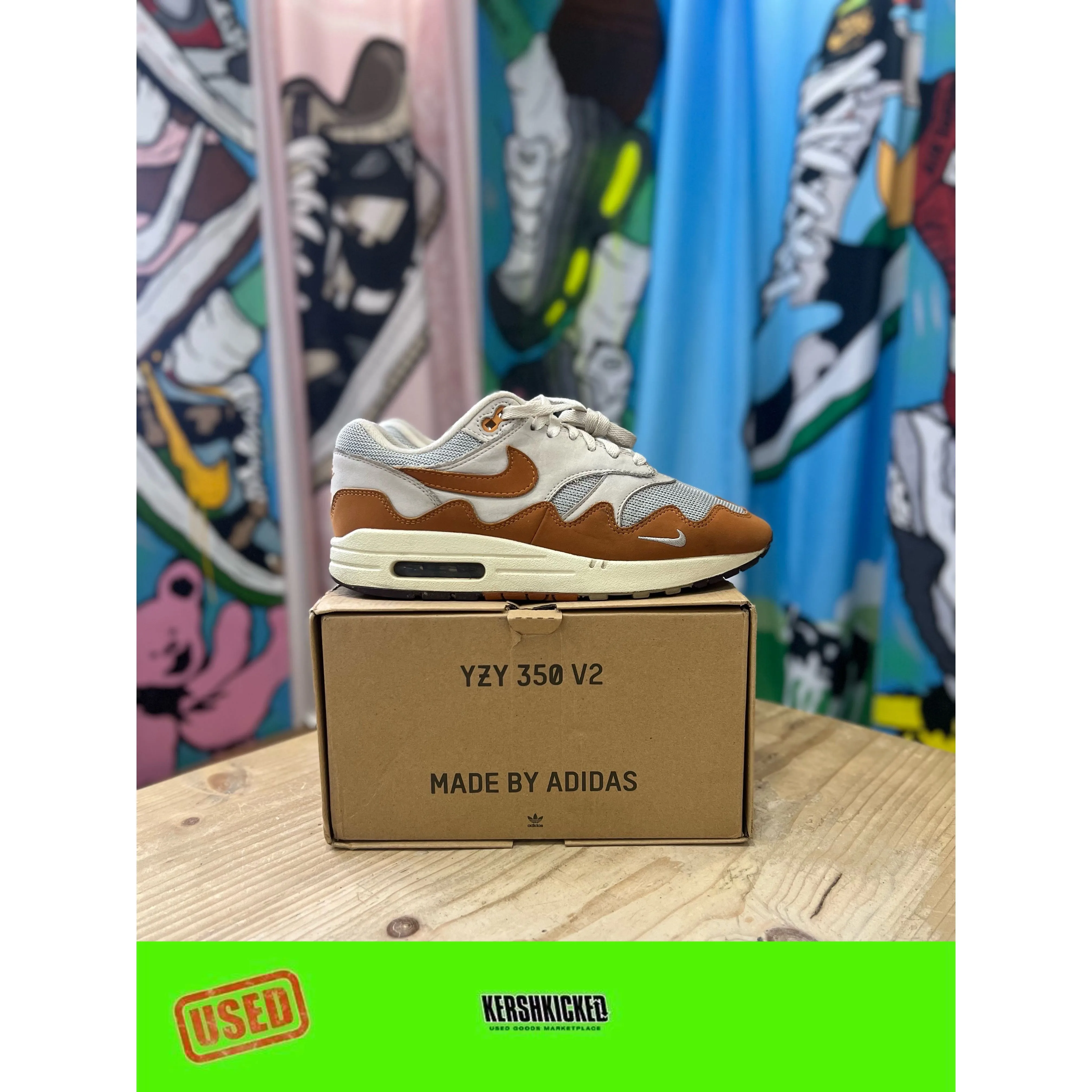 Air Max 1 Patta Monarch UK6.5 ComfortPadding Flex Zones