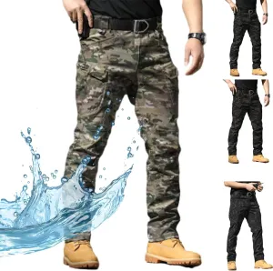 Flexcamo - Tactical Waterproof Pants,Stretch Work Pants Multi Pockets Ripstop Flex Camo Hunting Tactical Pants