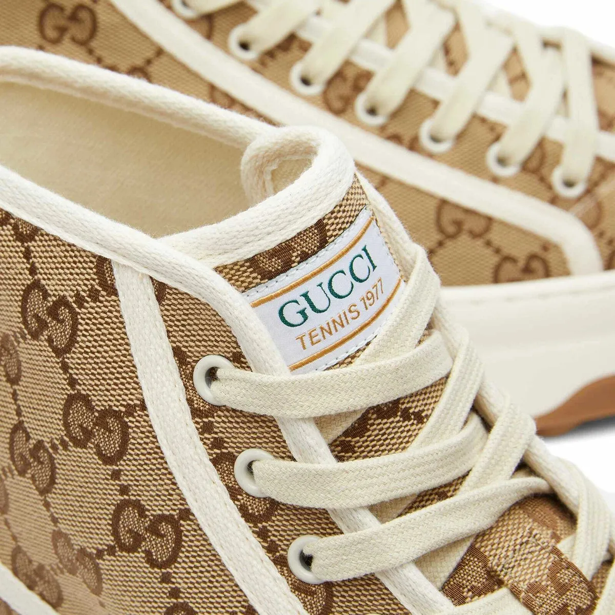 Gucci GG High 'Beige white' Lace Comfort Torsional Rigidity Bar
