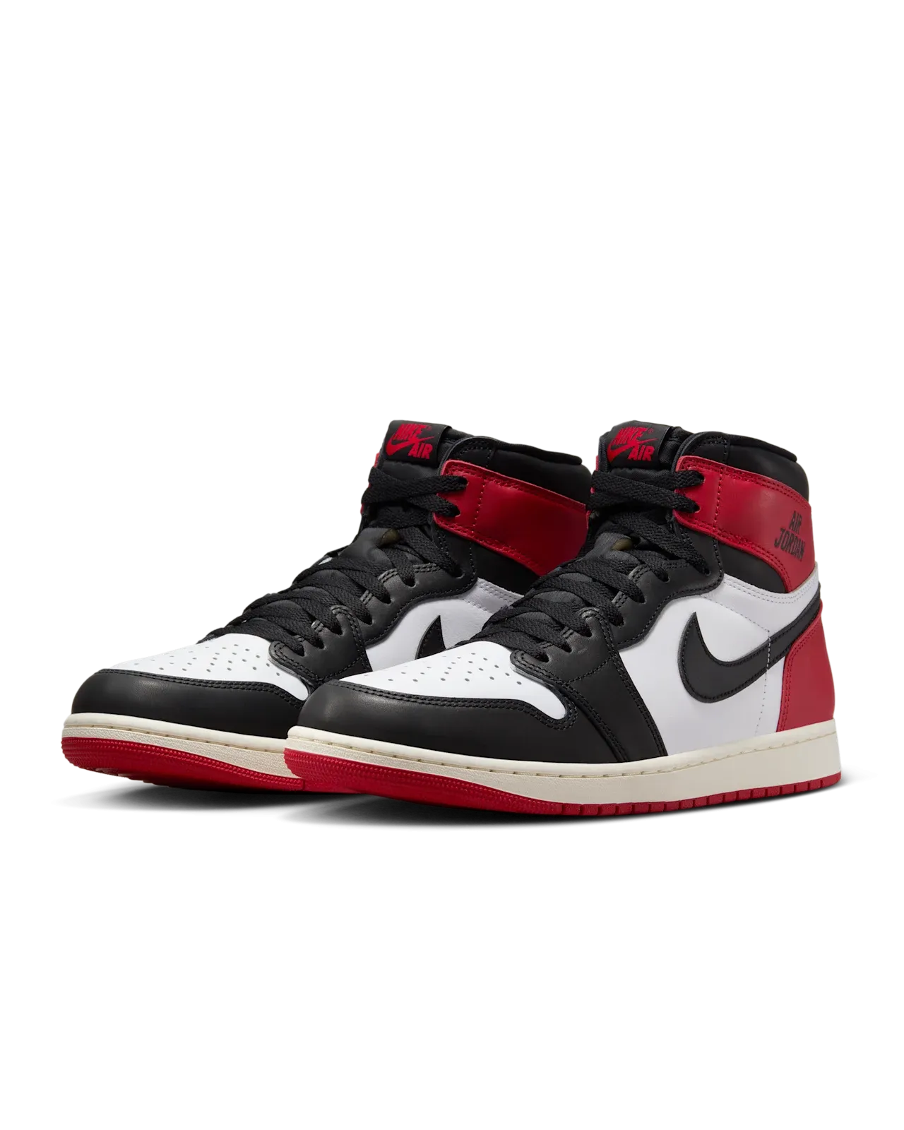 running in light rain shoes EVA foam Air Jordan 1 High OG 'Black toe Reimagined' 2025