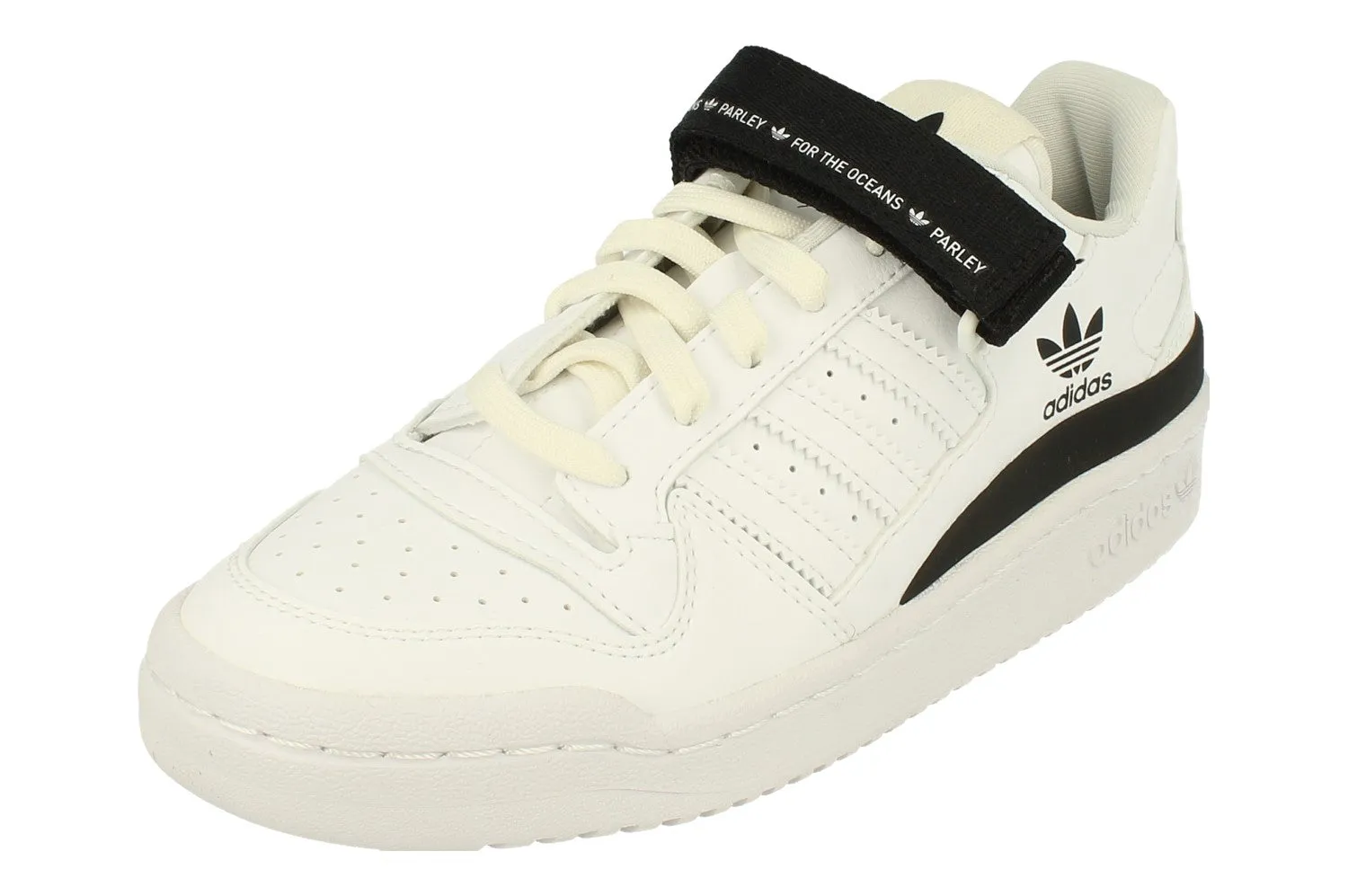 Adidas Originals Forum Low Mens Trainers Sneakers GV7613 Running Headphones running in a lava field area shoes
